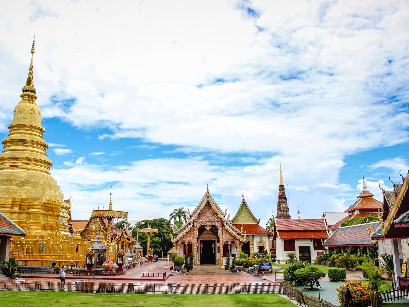 A temple and heritage scene in Lamphun