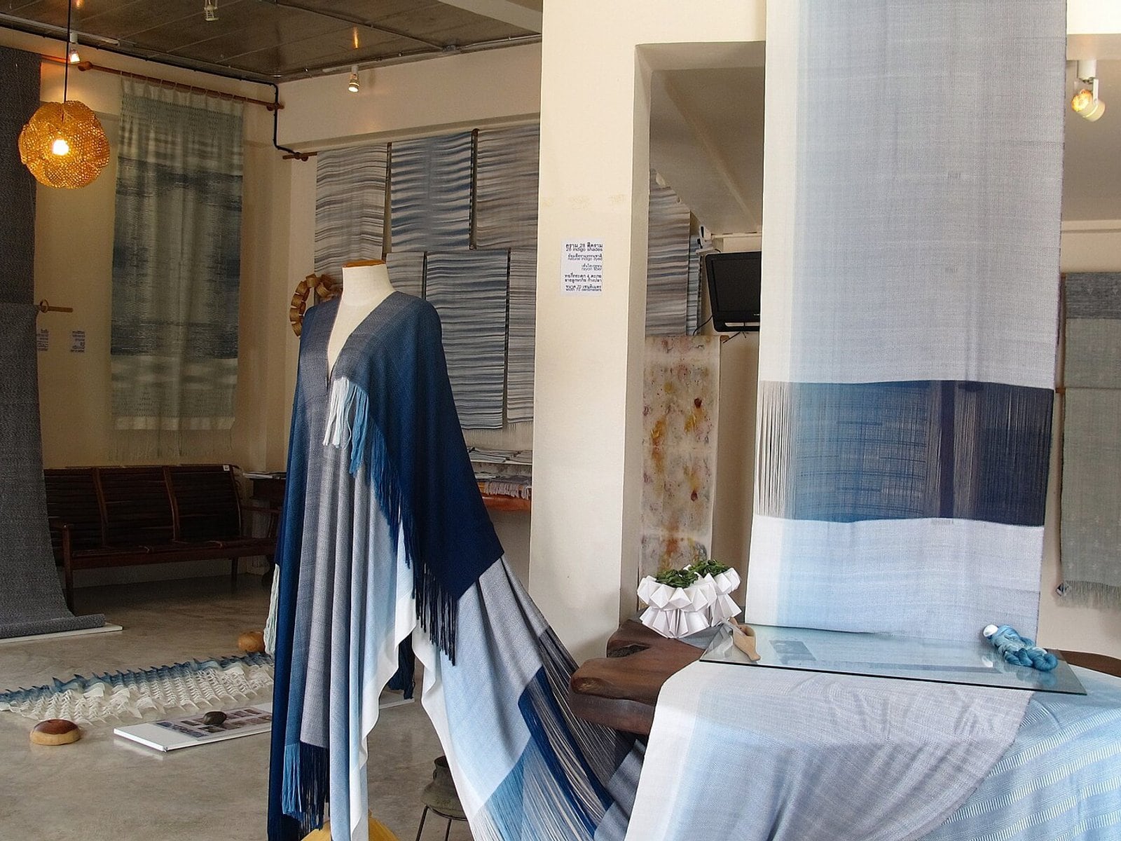 An indigo textile associated with Sakon Nakhon
